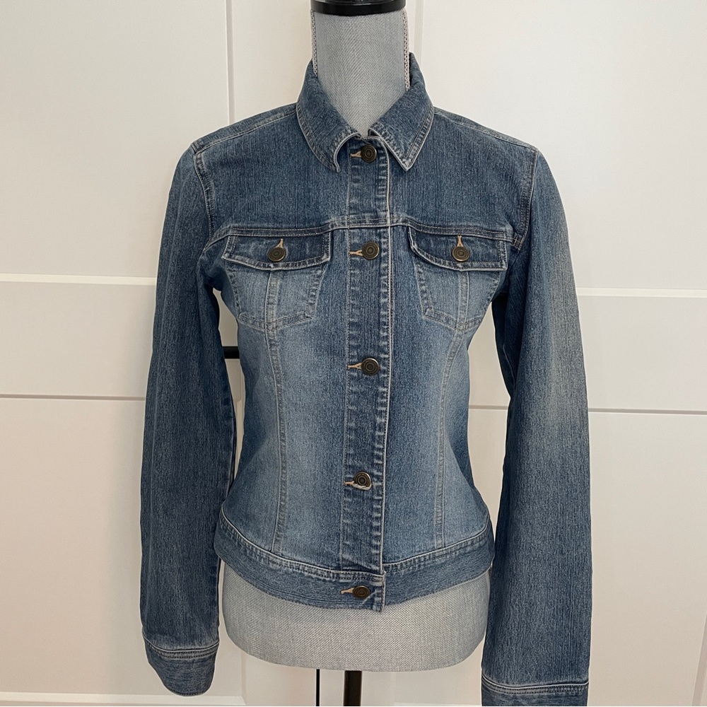 LOFT Stretch Denim Jacket Size 0